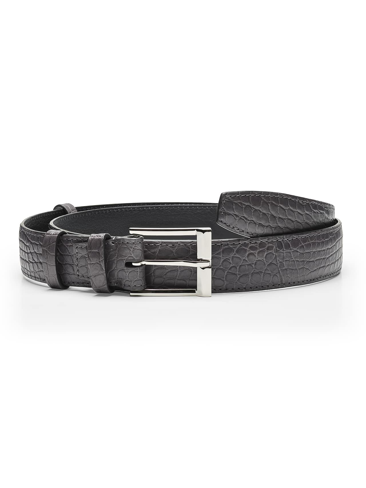 Men's Classic Leather Belt | Black Matte