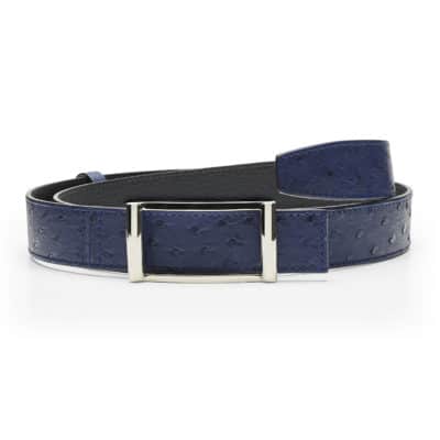 belt ostrich blue jean rousseau