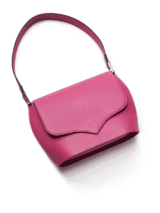 Sam handbag pink embossed calf