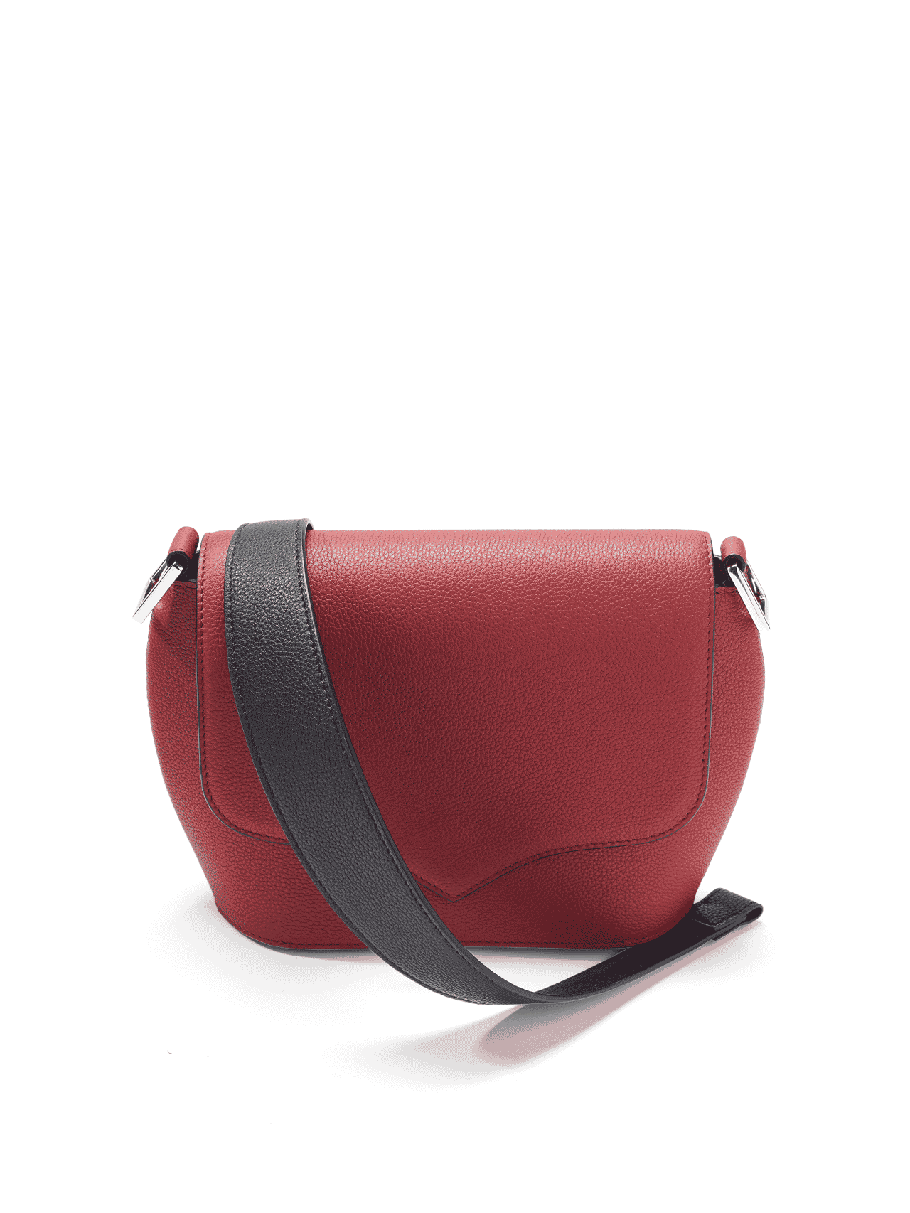 bag leather jean rousseau red black