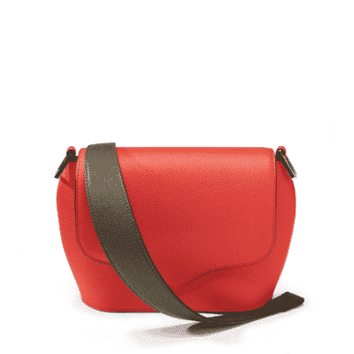 bag leather jean rousseau red green