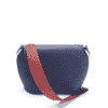 bag leather jean rousseau blue red
