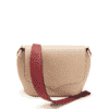 bag leather jean rousseau brown red beige