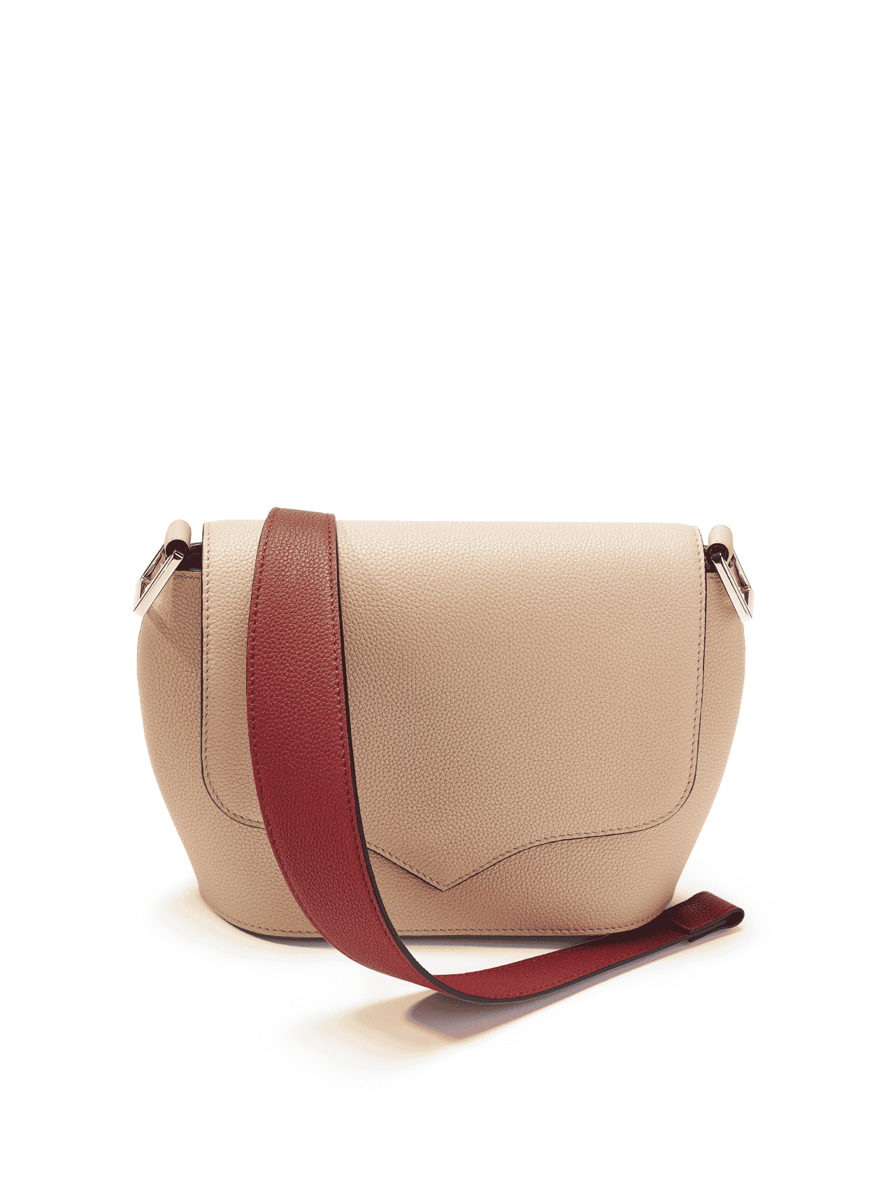 bag leather jean rousseau brown red beige