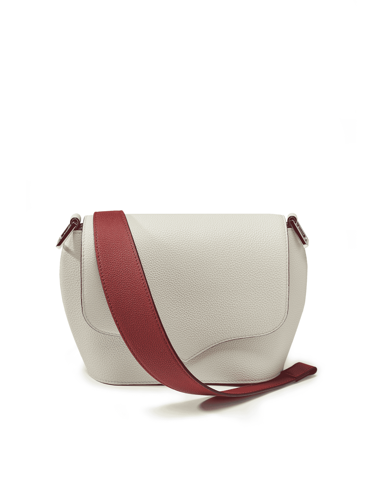 bag leather jean rousseau beige red white