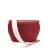 bag leather jean rousseau white red