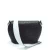 bag leather jean rousseau black white