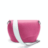 bag leather jean rousseau pink white
