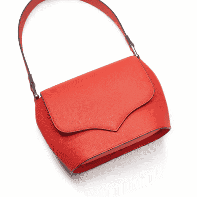 Sam handbag red embossed calf