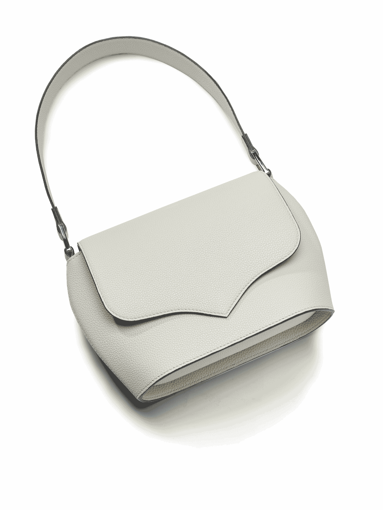 Sam handbag light grey calf Maison Jean Rousseau