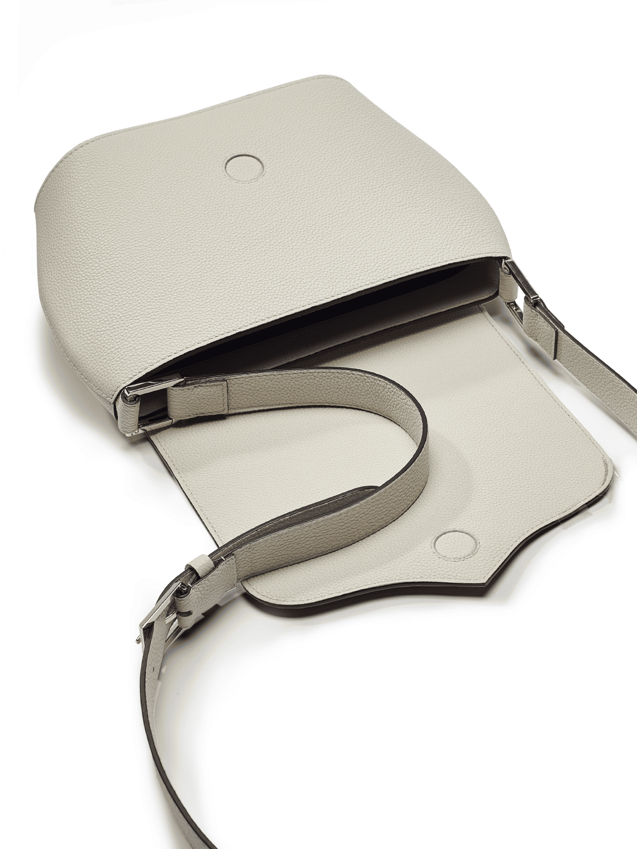 Sam handbag light grey calf - Maison Jean Rousseau