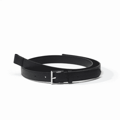 belt leather jean rousseau black