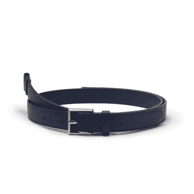 belt leather jean rousseau black