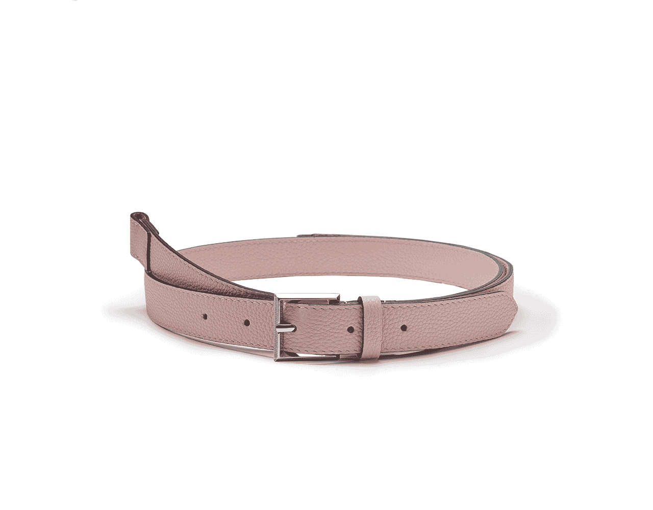 belt leather jean rousseau pink