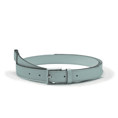 belt leather jean rousseau blue