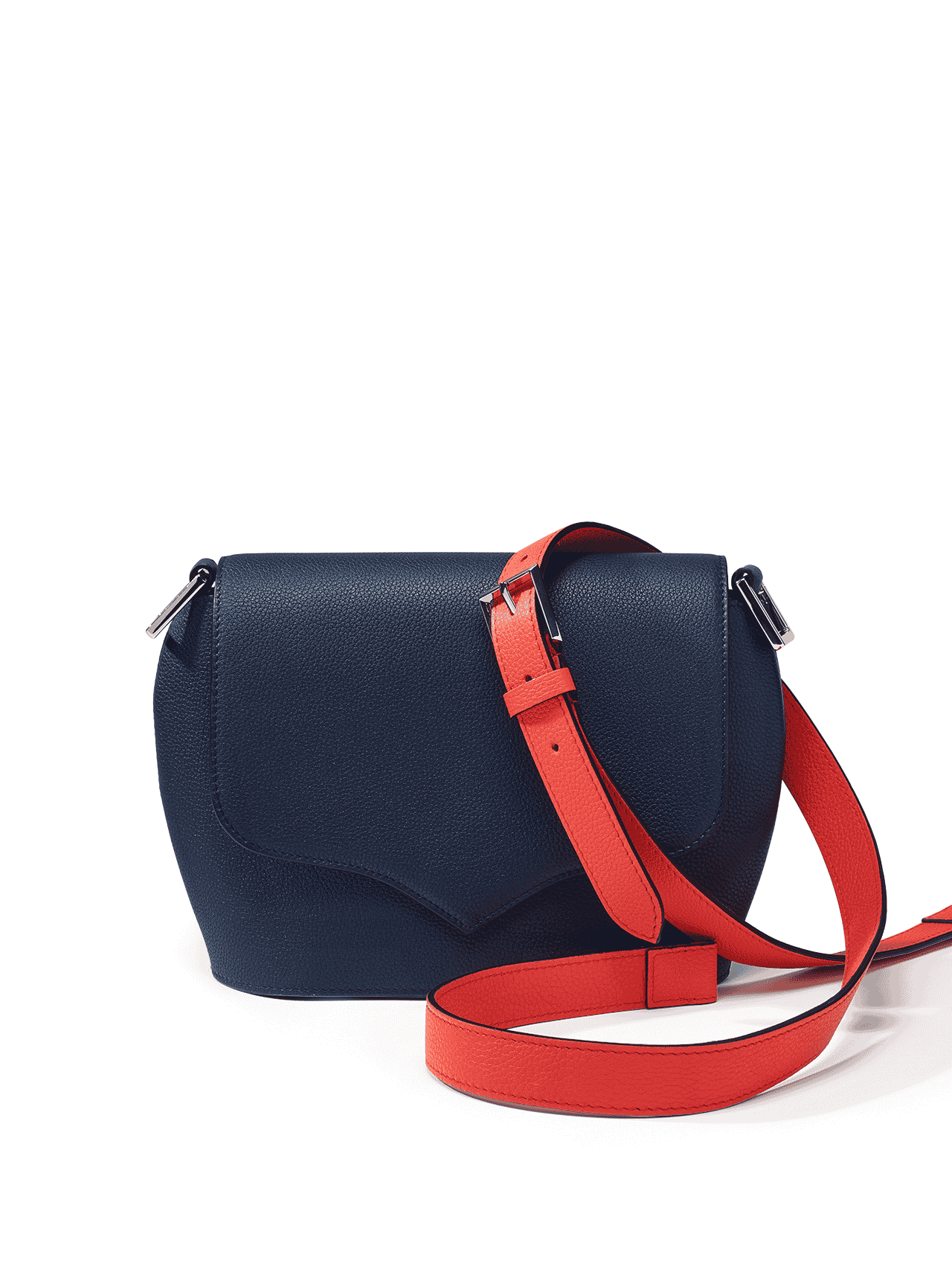 bag leather jean rousseau blue red