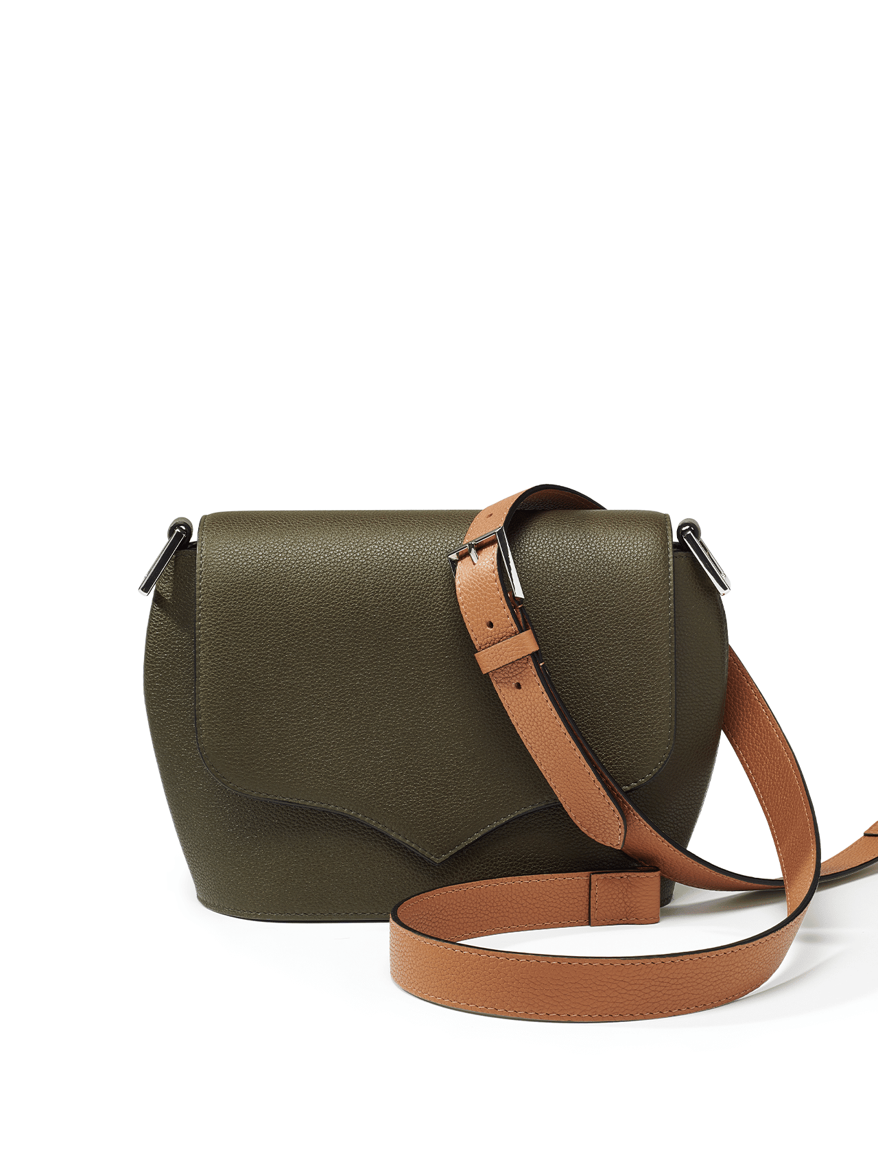 bag leather jean rousseau green brown