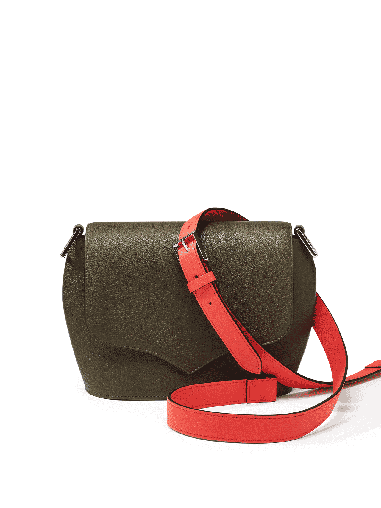 bag leather jean rousseau green red