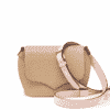 bag leather jean rousseau beige pink