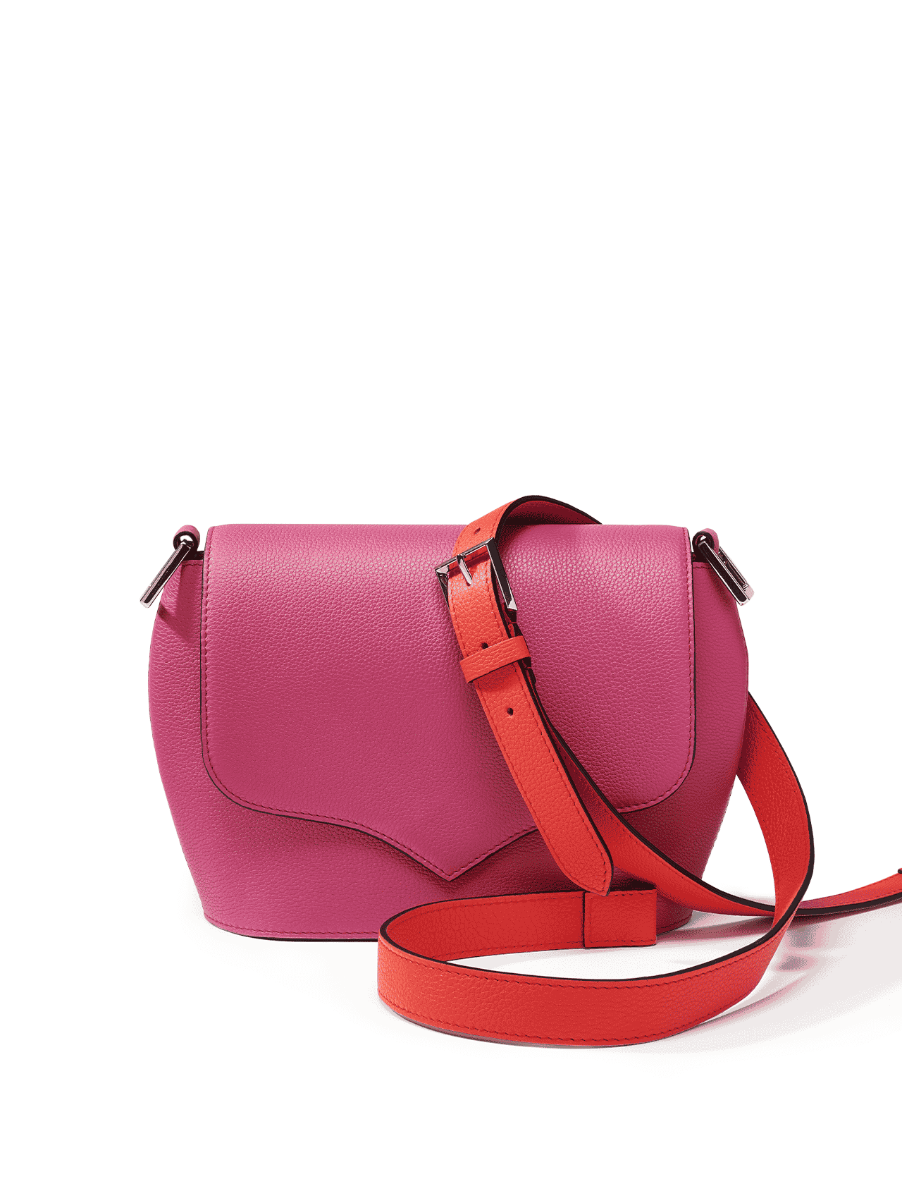 bag leather jean rousseau pink purple red