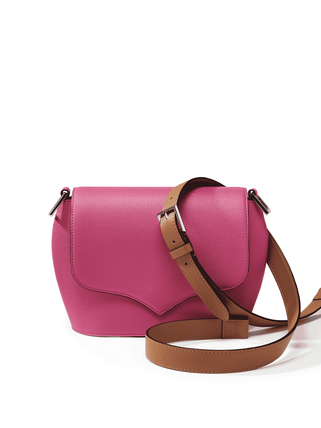 bag leather jean rousseau pink purple brown