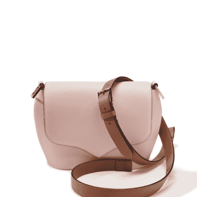 bag leather jean rousseau pink beige