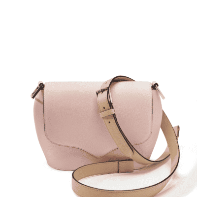 bag leather jean rousseau pink beige