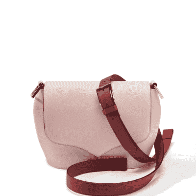 bag leather jean rousseau pink red