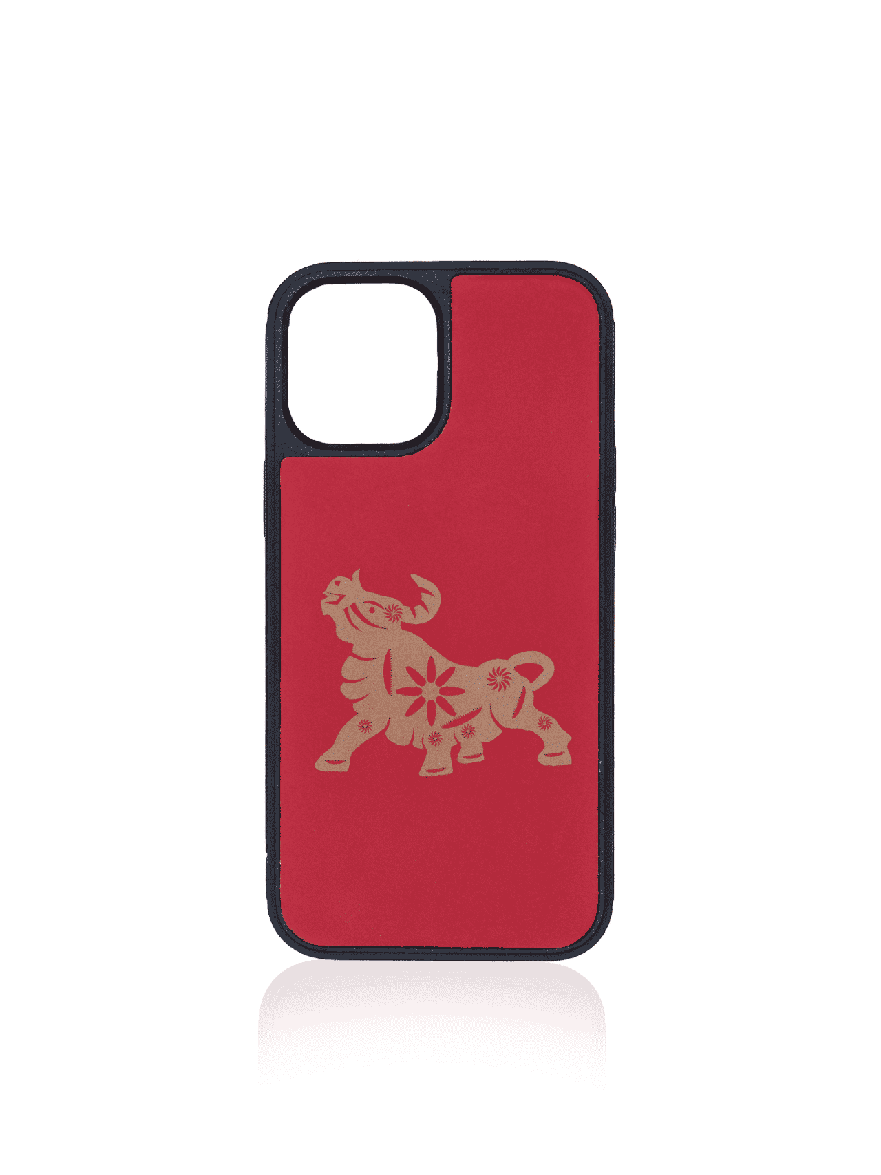 Iphone case red bull gold apple