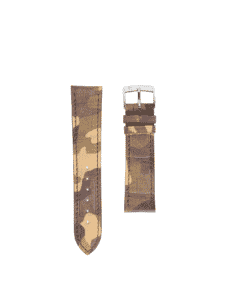 Bracelet de montre Classique 3.5 alligator Camouflage vert