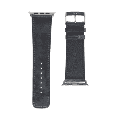 <span class="cat_name">Classic Apple Watch strap</span><br><span class="material_name">Plain Calf</span><br><span class="color_name">Grey Vintage</span>