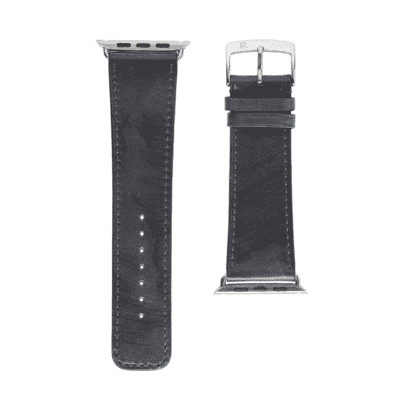Classic Apple Watch strapPlain CalfGrey Vintage
