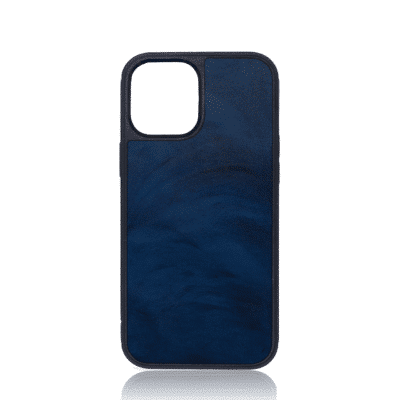 Iphone 12/12 pro Case Blue Vintage Calf