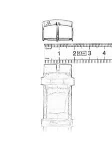 Width of buckle measure bespoke strap