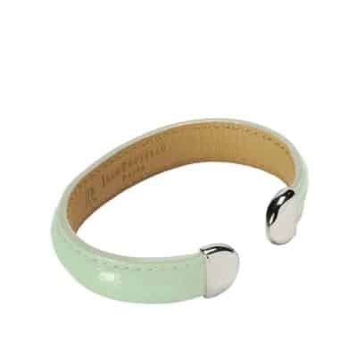 bracelet cuir vert jean rousseau