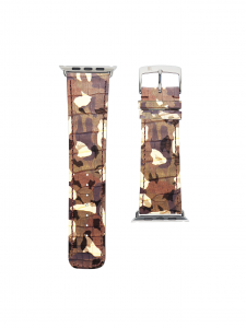 Bracelet Apple Watch alligator Camouflage vert