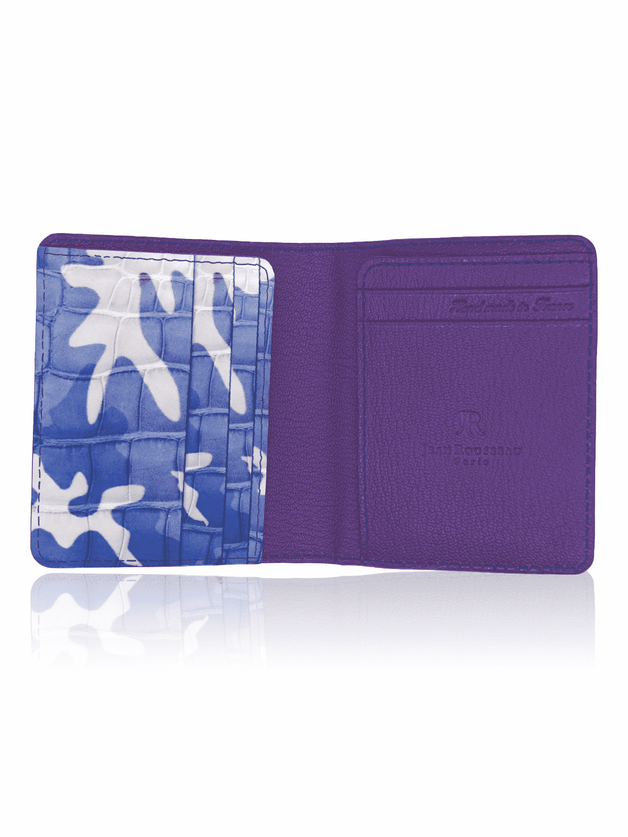 document holder green camo wallet card blue
