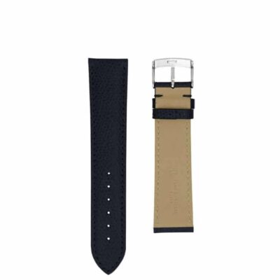 bracelet montre homme femme veau noir