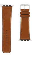 bracelet de montre brun pomme jean rousseau