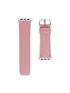 Bracelet Apple Watch Atlantis caoutchouc texturé rose