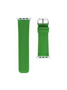 Bracelet Apple Watch Atlantis caoutchouc texturé vert