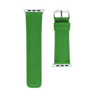 Bracelet de montre Apple classique en caoutchouc vert pour hommes