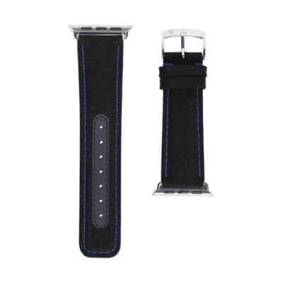 Sport apple watch band rubber black Men