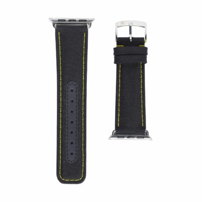 Sport apple watch bands rubber black Men