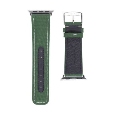 Sport apple watch bands rubber Green Men