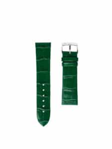 Bracelet de montre Alligator Chic vert brillant