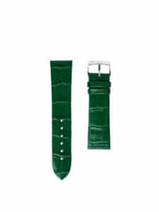 Chic watch strap british green alligator