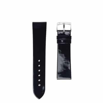 watch band Patent leather black bright women