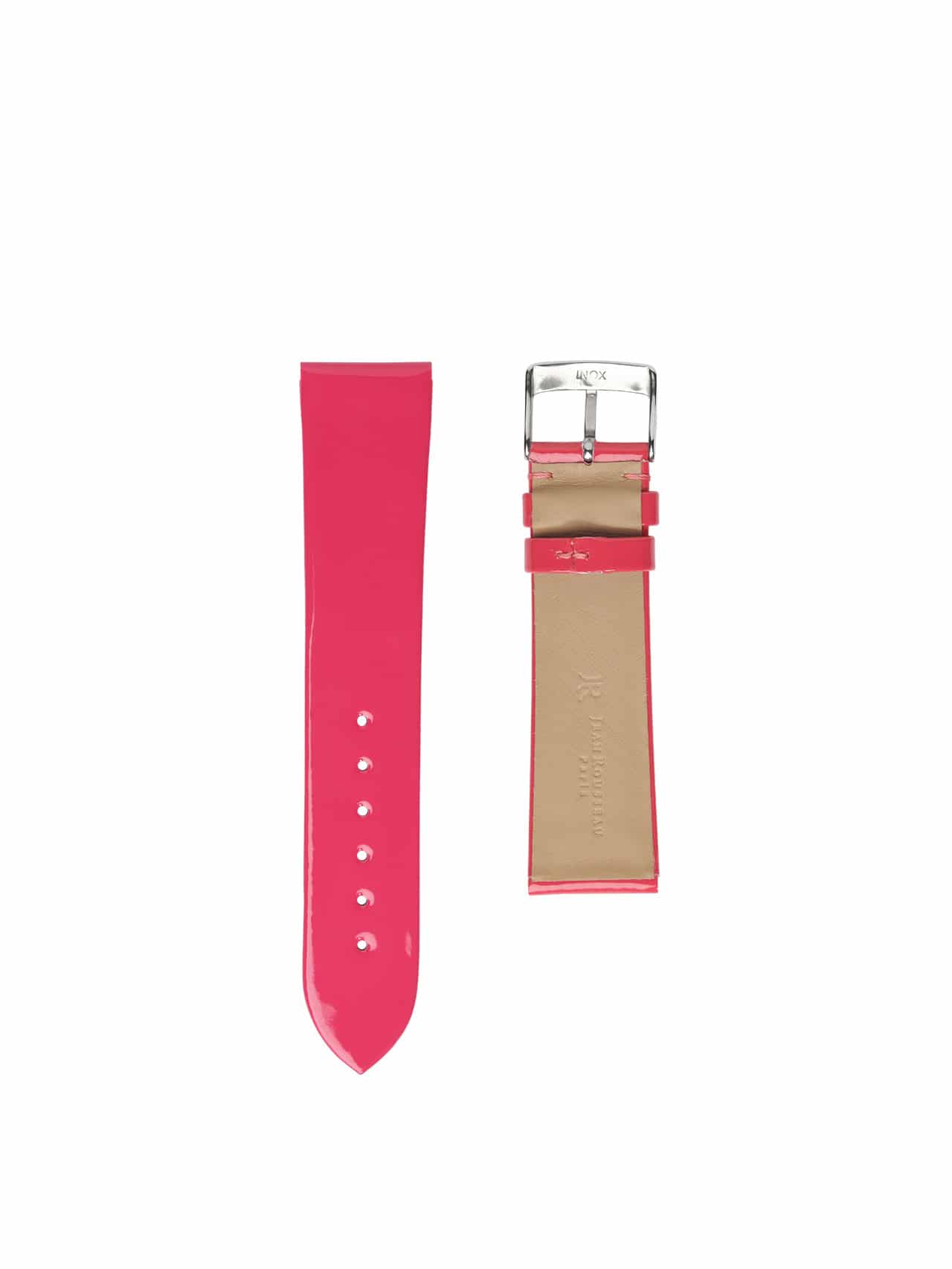watch band Patent leather pink bright women