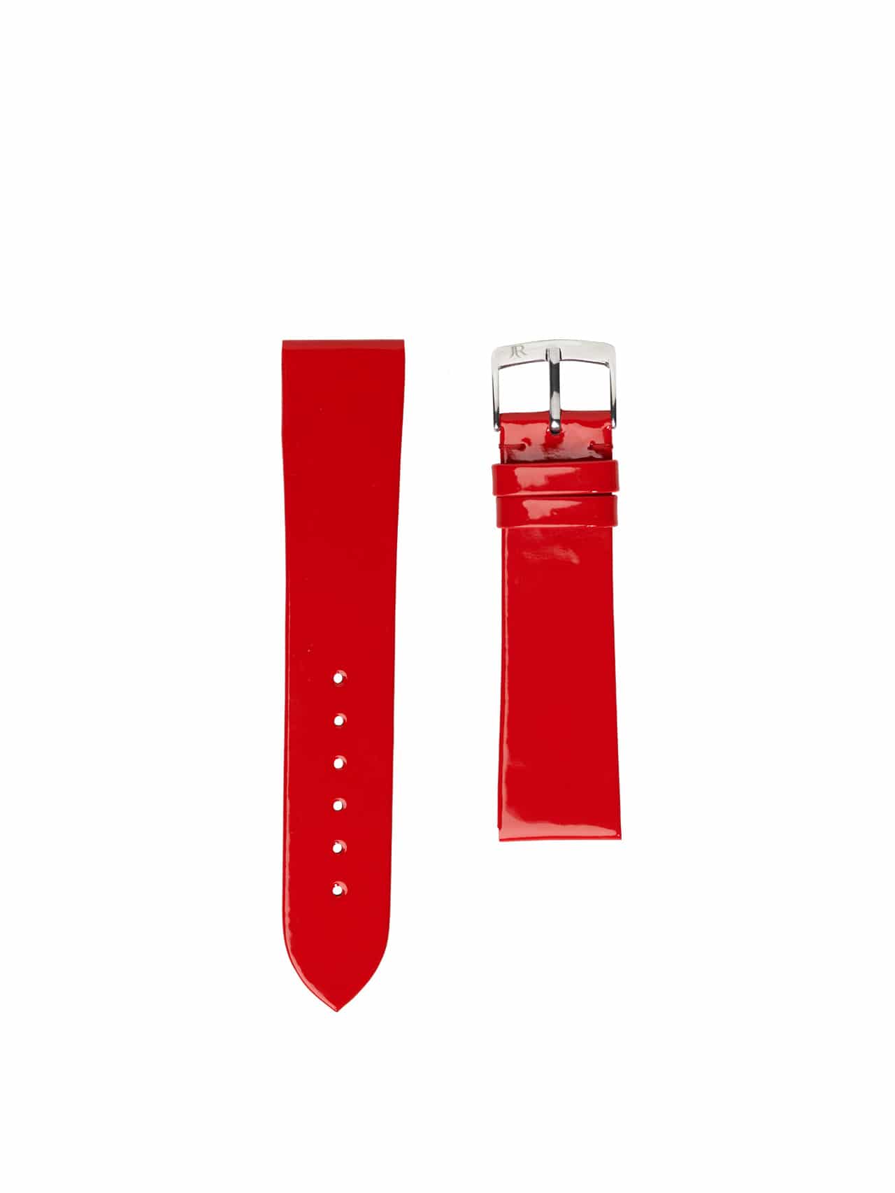 watch band Patent leather red bright women